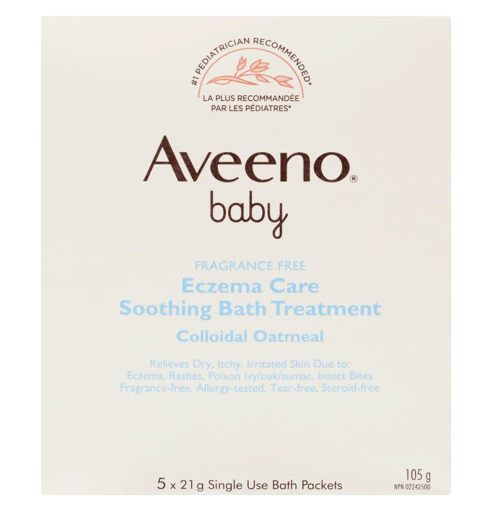 Aveeno Soothing Baby Bath Treatment, With Natural Colloidal Oatmeal (105 g)