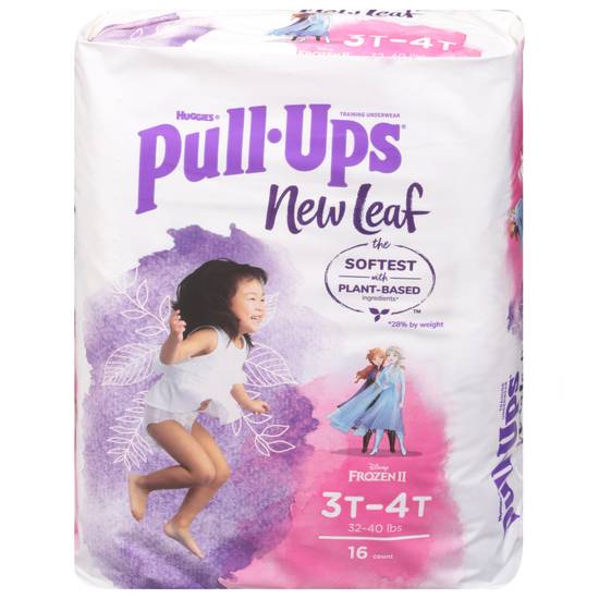 Huggies Pull-Ups New Leaf Disney Frozen Ii Diapers 3t-4t (16 cts)