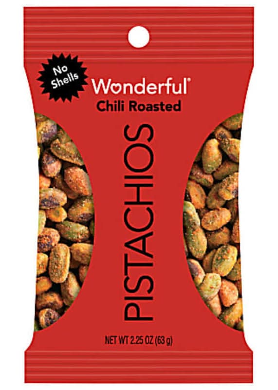 Wonderful Pistachios No Shells Chili Roasted 2.25oz