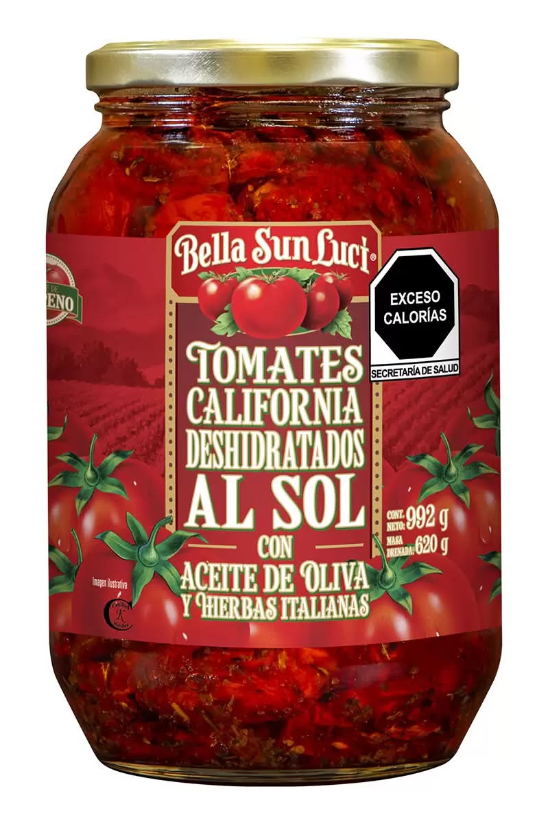 Bella Sun Luci · Tomates california deshidratados con aceite de oliva hierbas italianas (992 g)