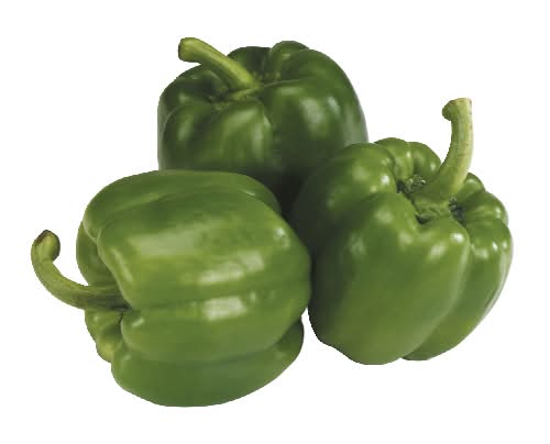 Organic Green Bell Peppers (Large)