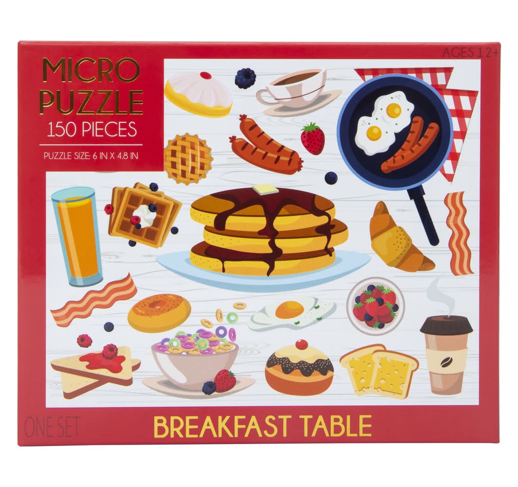 150-Piece Jigsaw Puzzle Breakfast Table