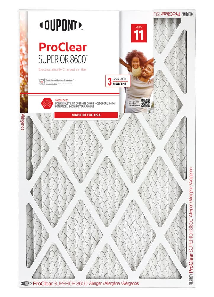 DuPont 16X25x1 Pro Clear Superior