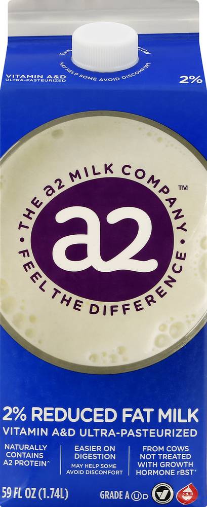 A2 2% Reduced Fat Milk (59 fl oz)