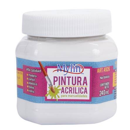 Mylin Pintura Acrílica Para Manualidades 59ml No Tóxica 1pz