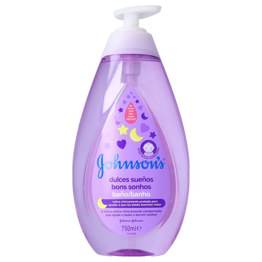 Jabón líquido bebé dulce sueños JOHNSON 750 ml