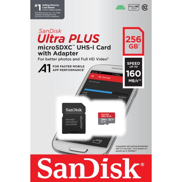 SanDisk Ultra Plus Microsd Memory Card