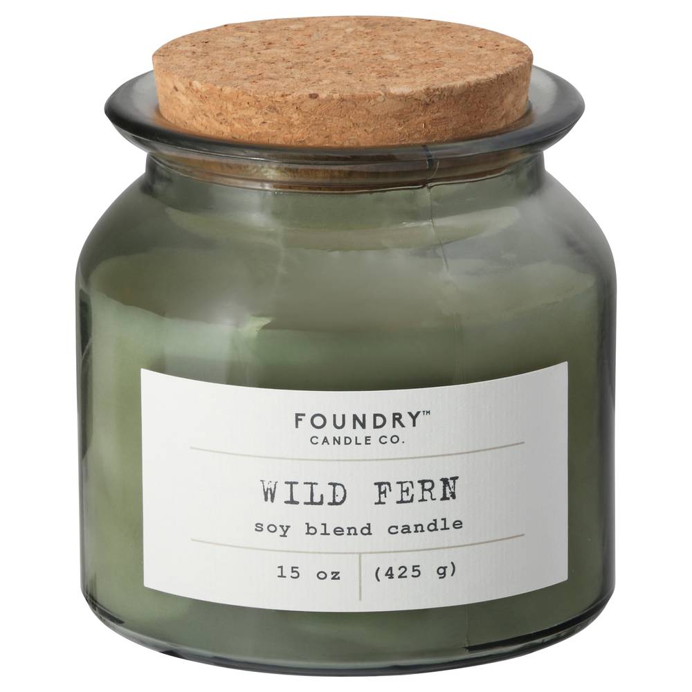 Foundry Candle Co. Soy Blend Wild Fern Candle (15 oz)