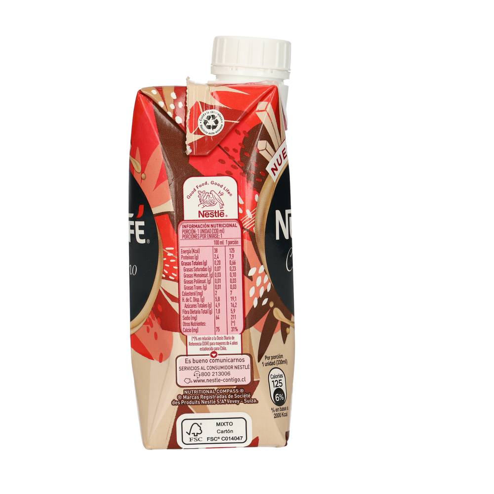 Nescafé café con leche cappuccino (330 ml)