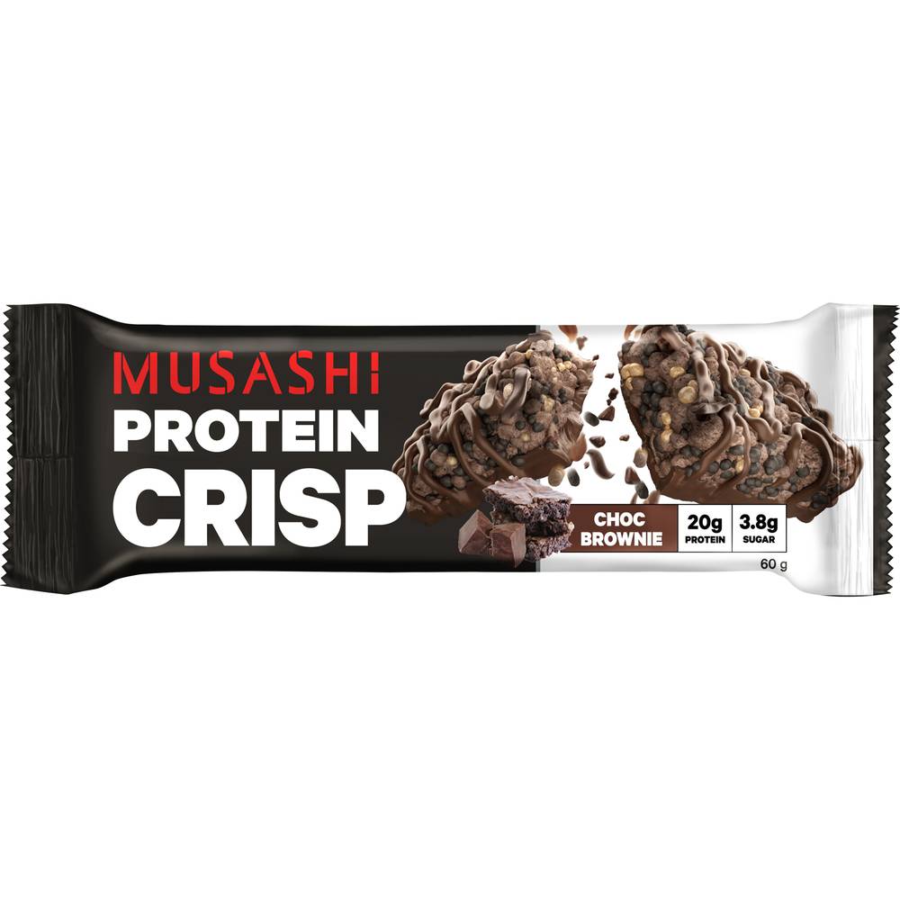 Musashi Crisp Protein Choc Brownie Delivery Near Me Order Online