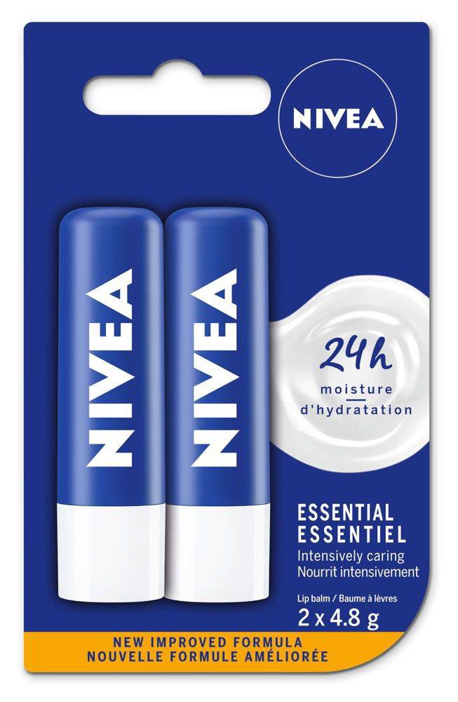 Nivea Lip Care Essential Duo (2 x 4.8 g)