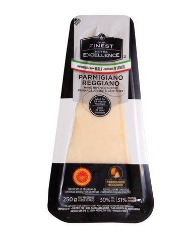 Our Finest Parmigiano Hard Ripened Cheese (250 g)