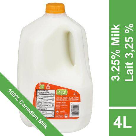 Island Farms Homogenized 3.25% Milk (4 L)