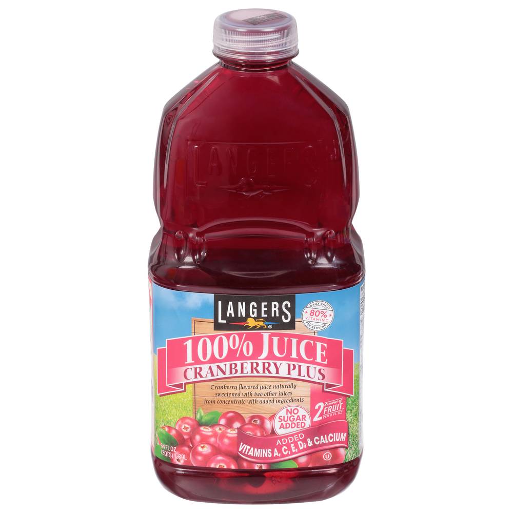 Langers Cranberry Plus 100% Juice (64 fl oz)