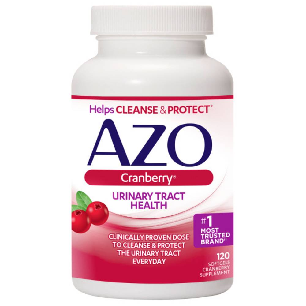 Azo Cranberry Urinary Tract Health Dietary Supplement Softgels