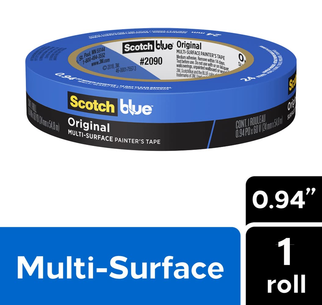 ScotchBlue Original Multi-Surface 2090 0.94-in x 60 Yard(s) Painters Tape