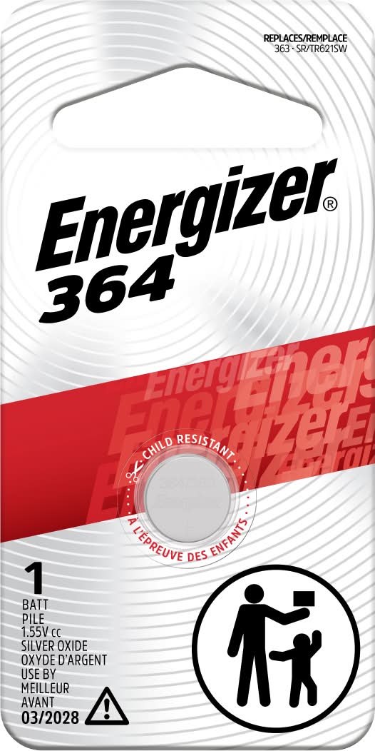 Energizer 364 Silver Oxide Battery (1.6 oz)