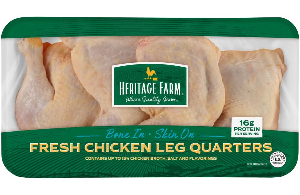 Heritage Farm Fresh Chicken Leg Quarters