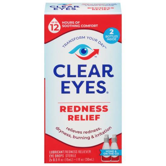 Clear Eyes Redness Rlf 0.5 oz 2pk