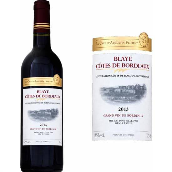 La Cave d'Augustin Florent - Vin rouge blaye côtes de Bordeaux (750 ml)