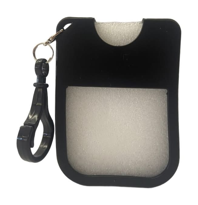 b.pure Black Spray Bottle Case With Keyring