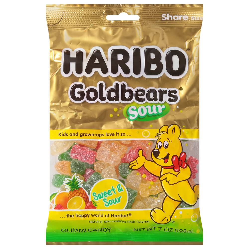 Haribo Goldbears Sour Original Gummi Candy (7 oz)