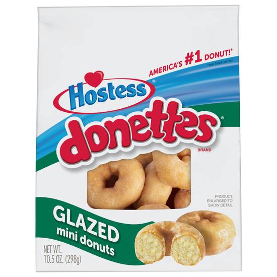 Hostess Donettes Glazed Mini Donuts (10.5 oz)