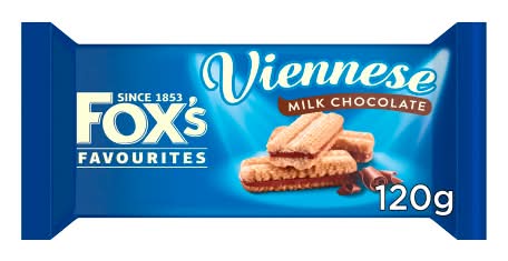 Fox's Milk Chocolate, Viennese Biscuits (120g)