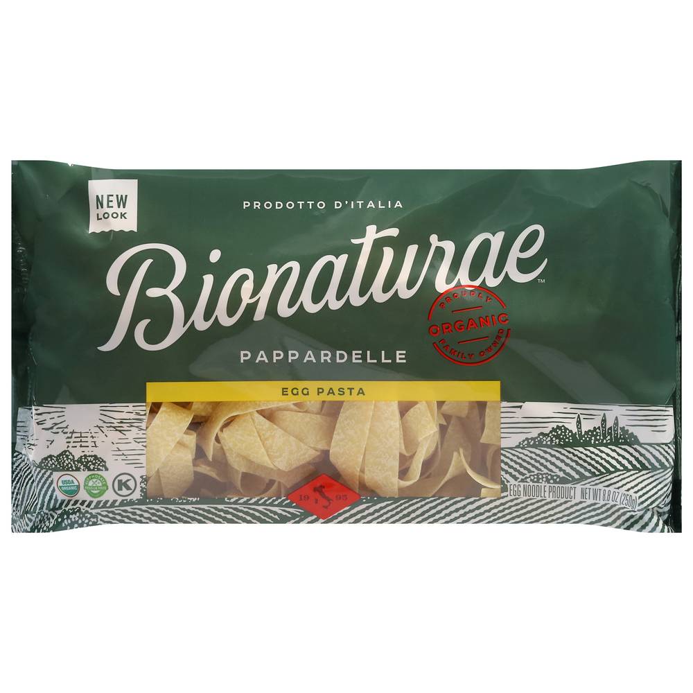 Bionaturae Organic Pappardelle Traditional Egg Pasta (8.8 oz)