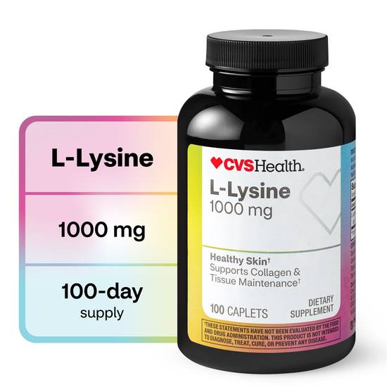 CVS Health L-Lysine Caplets, 100 CT