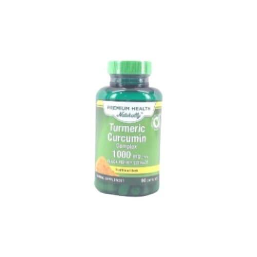 Premium Health Naturally Turmeric Curcumin 1000 mg Supplement (90 capsules)