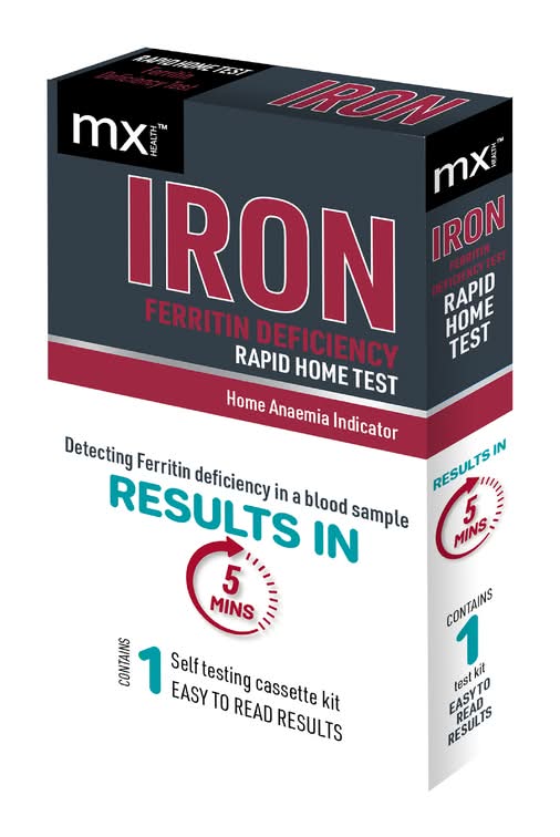 MX Ferritin (Iron) Deficiency Rapid Home Test - Single 1pk