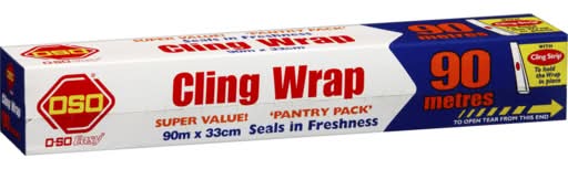 O'so Cling Wrap 90m X 33cm