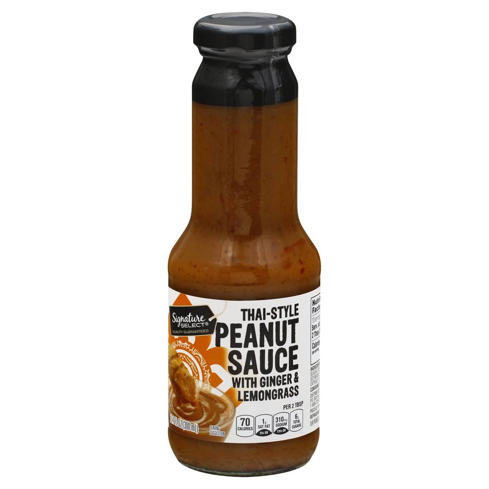 Signature Select Thai-Style Ginger & Lemongrass Peanut Sauce (10.1 oz)