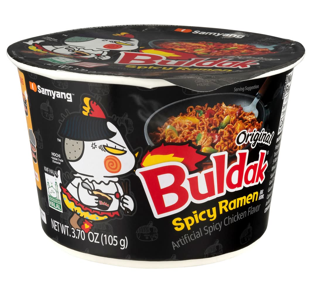 Buldak Bokeum Myun Super Spicy Chicken Instant Noodles (4.93 oz)