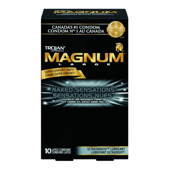 Trojan Magnum Naked Sensations Condoms (10 ea)