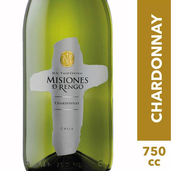 Misiones de rengo vino chardonnay varietal (botella 750 ml)