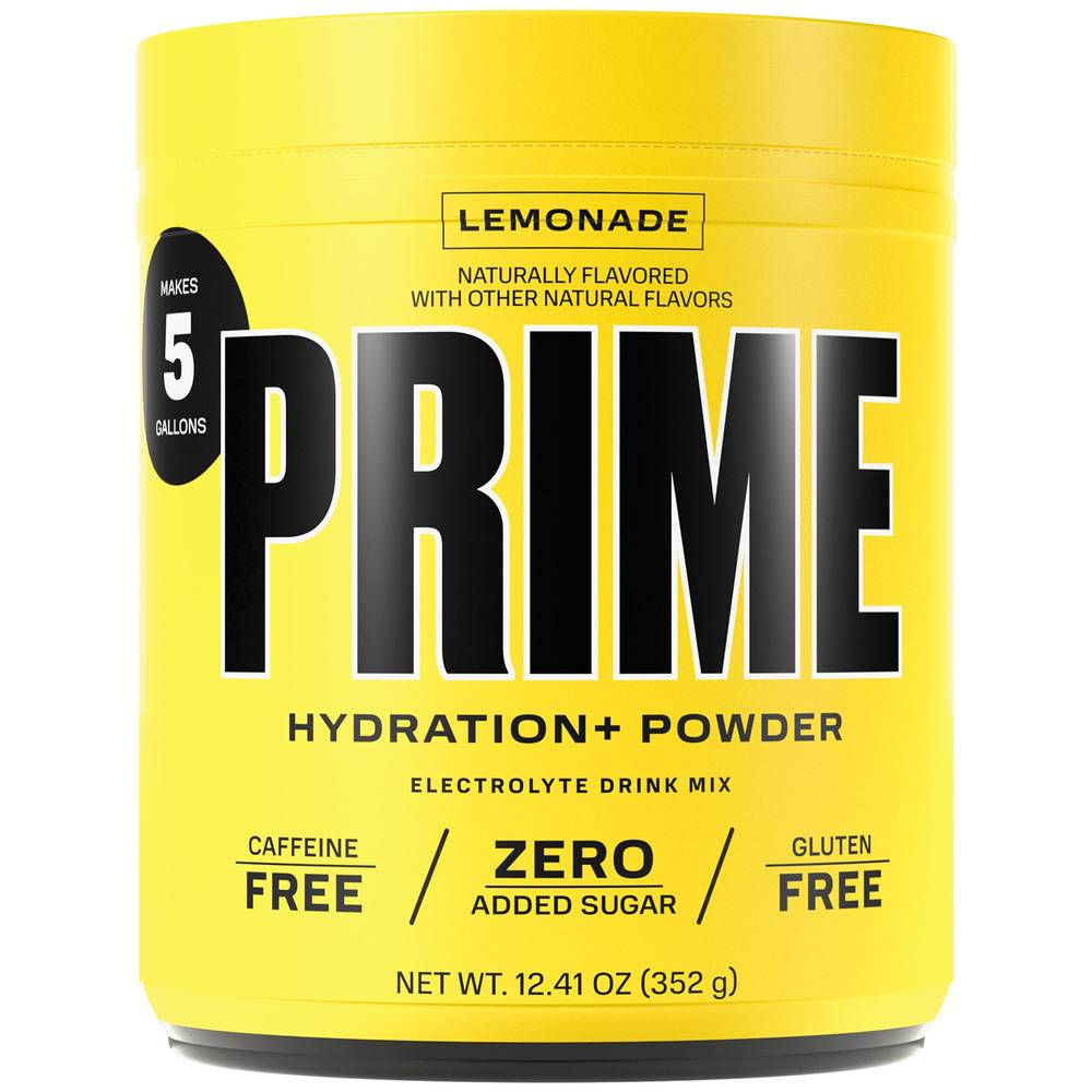 Hydration + Powder Electrolyte Drink Mix - Caffeine Free - Lemonade (12.41 Oz. / 40 Servings)