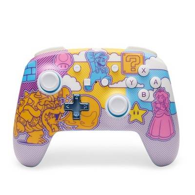 PowerA Enhanced Wireless Controller for Nintendo Switch Mushroom Kingdom Pop Art