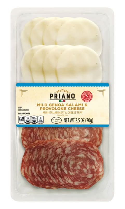 Priano Mild Genoa Salami & Provolone Cheese Tray (2.5 oz)