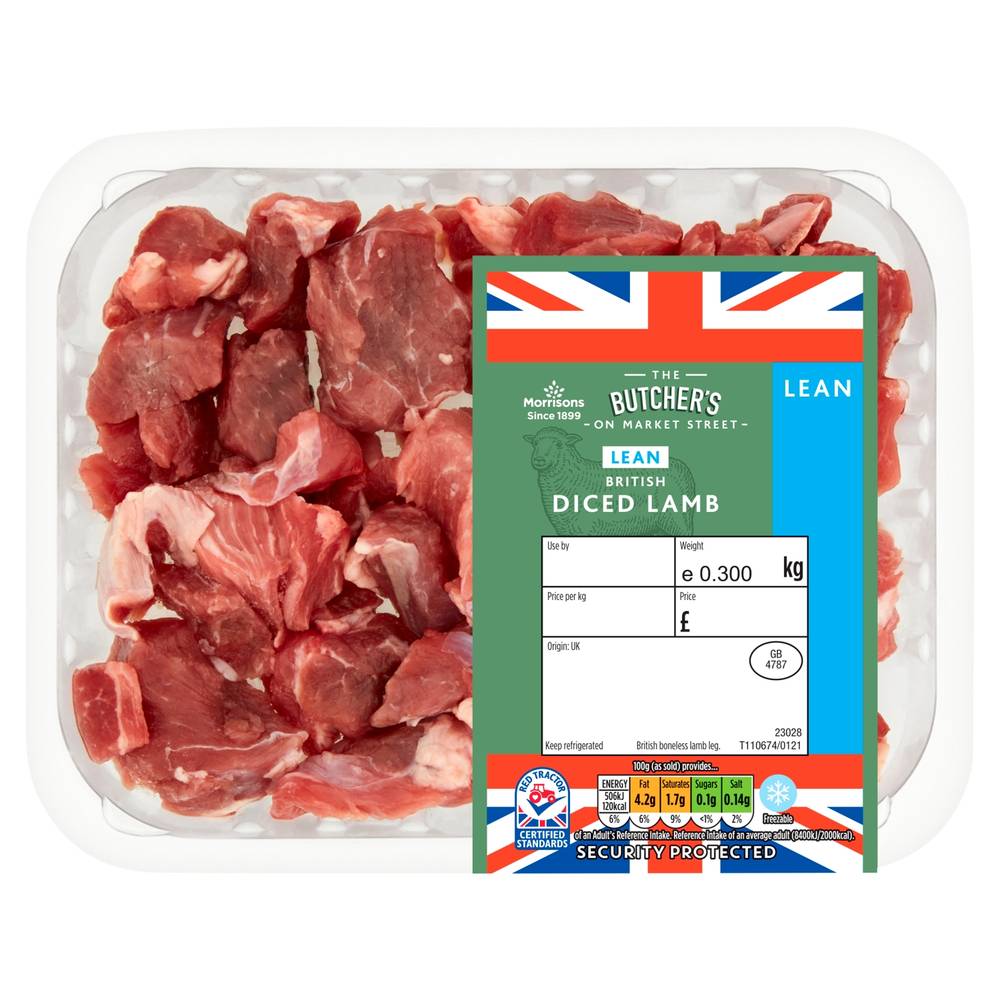 Morrisons the Butcher's on Market Street Lean British Diced Lamb