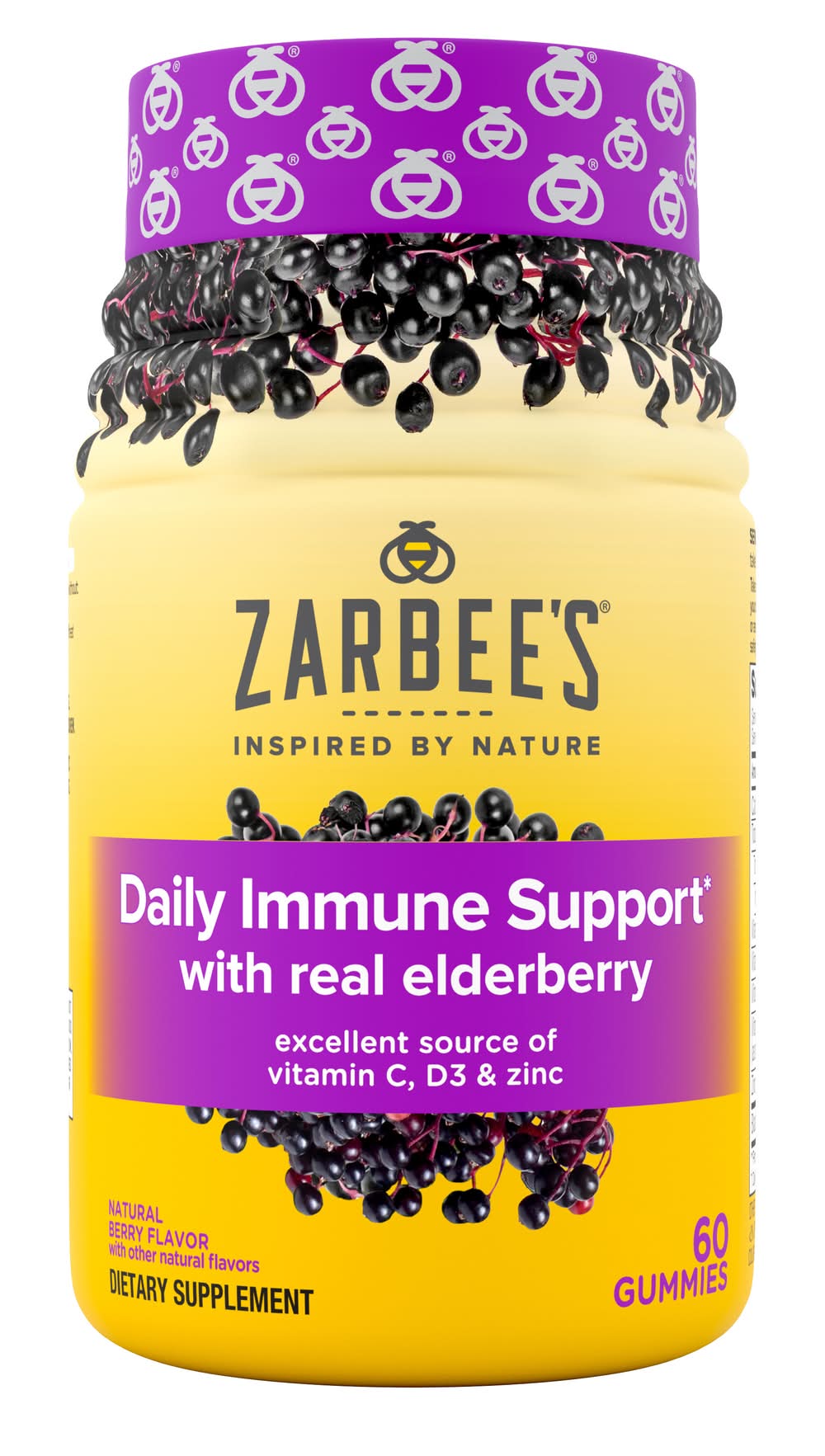 Zarbee's Elderberry Immune Support Gummies (7.1 oz)