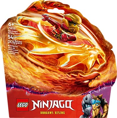 LEGO NINJAGO Kais Dragon Spinjitzu Spinner Action Toy Set 71823