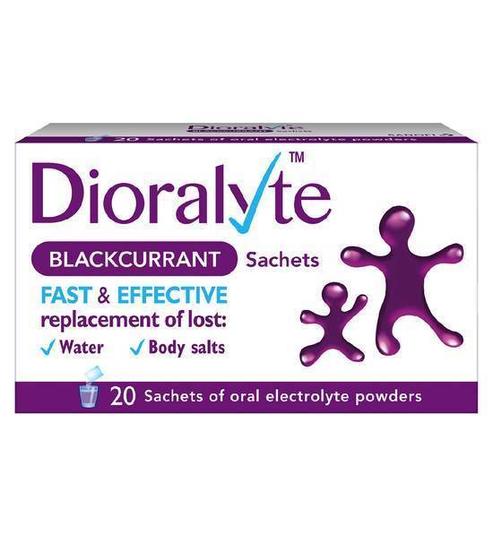 Dioralyte Blackcurrant - 20 Sachets