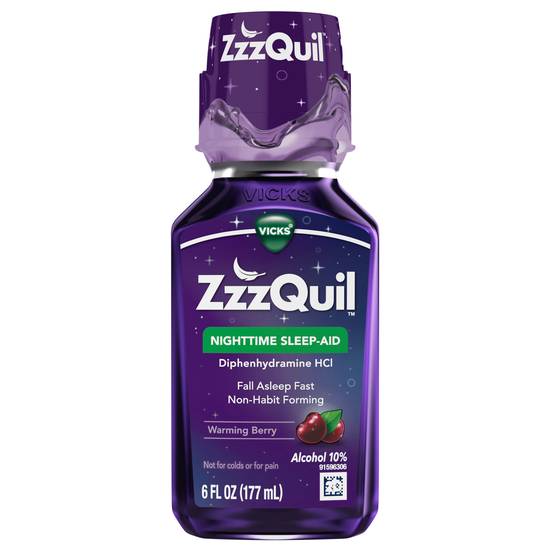 Vicks Zzzquil Nighttime Sleep-Aid Warming Berry