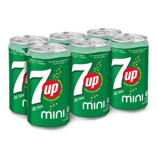 7 Up Mini Original Soft Drink (6 units, 222 ml)