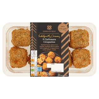 Co-op Irresistible 8 Carbonara Croquettes 210g