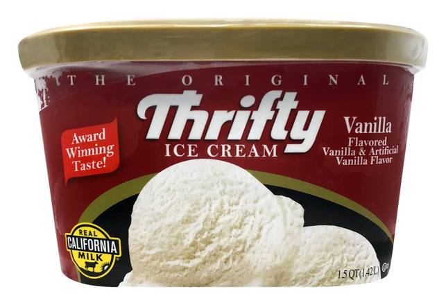 Thrifty Vanilla Ice Cream