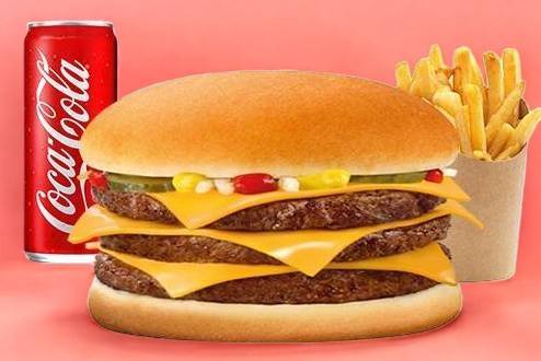 🍔Menu Triple  Cheese 🍔