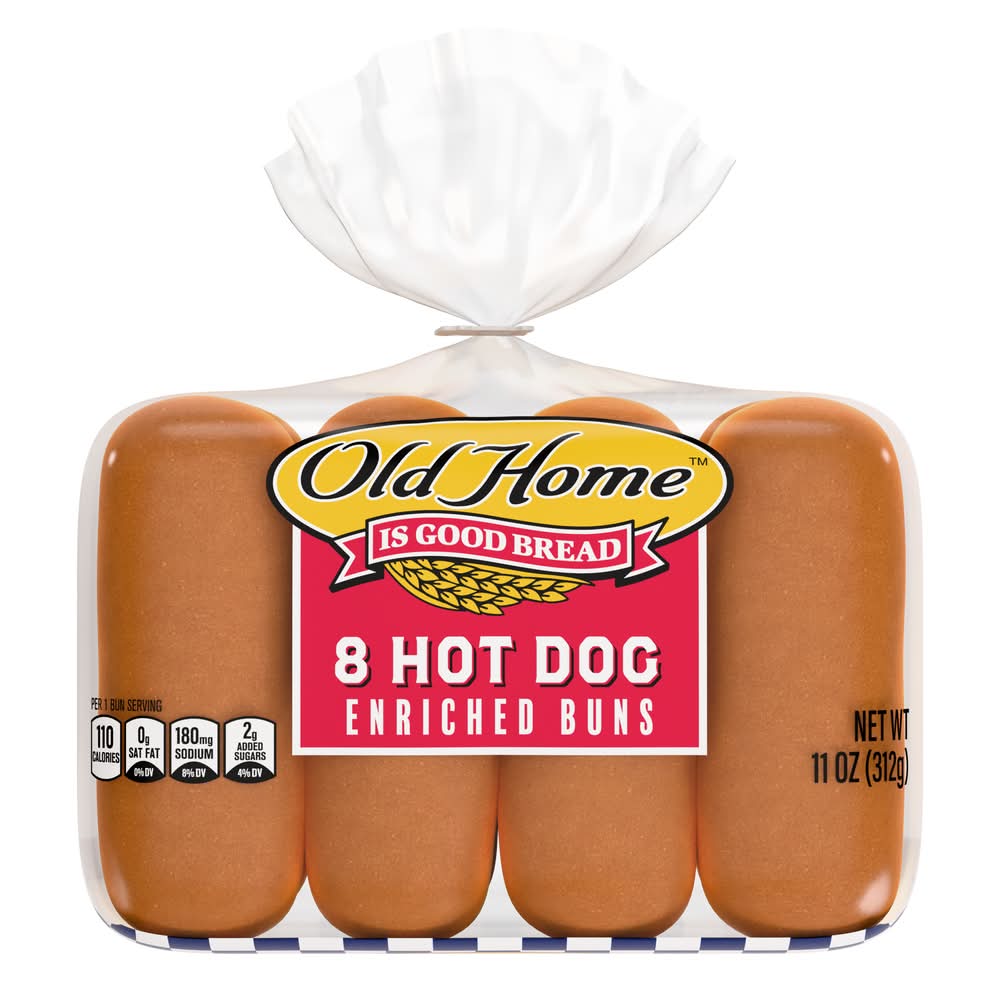 Old Home Hot Dog Buns (11 oz)